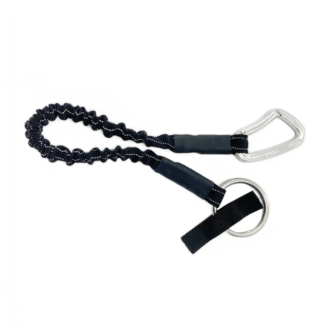 Factory Cheap Black Nylon Rescue Oxtail Rope Woven with Reflective Wire