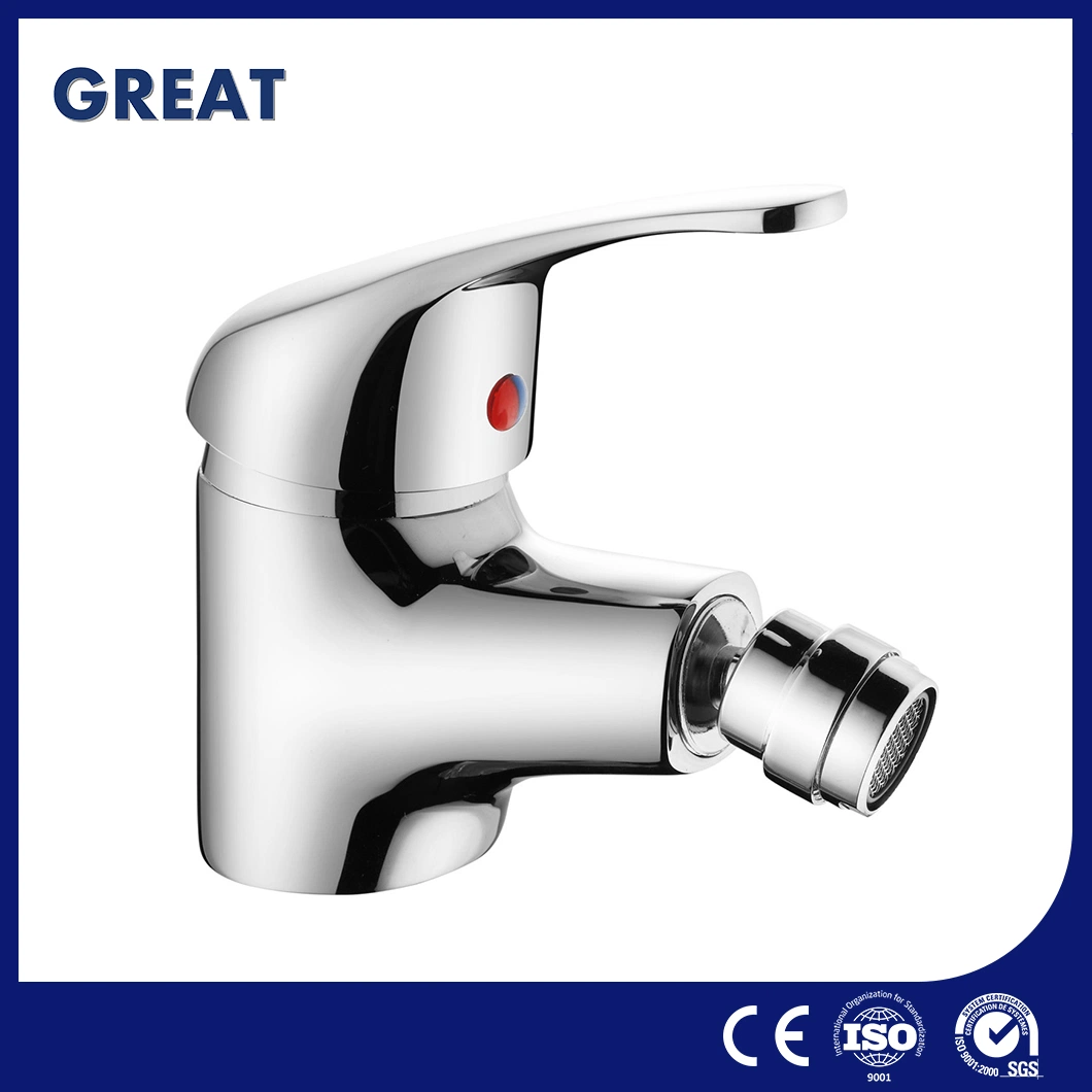 Grande salle de bains réglable bidet robinet usine bon prix bidet européen Robinets Gl21107A81 robinet de bidet à levier unique chromé Chine place sans fuite Robinet de bidet