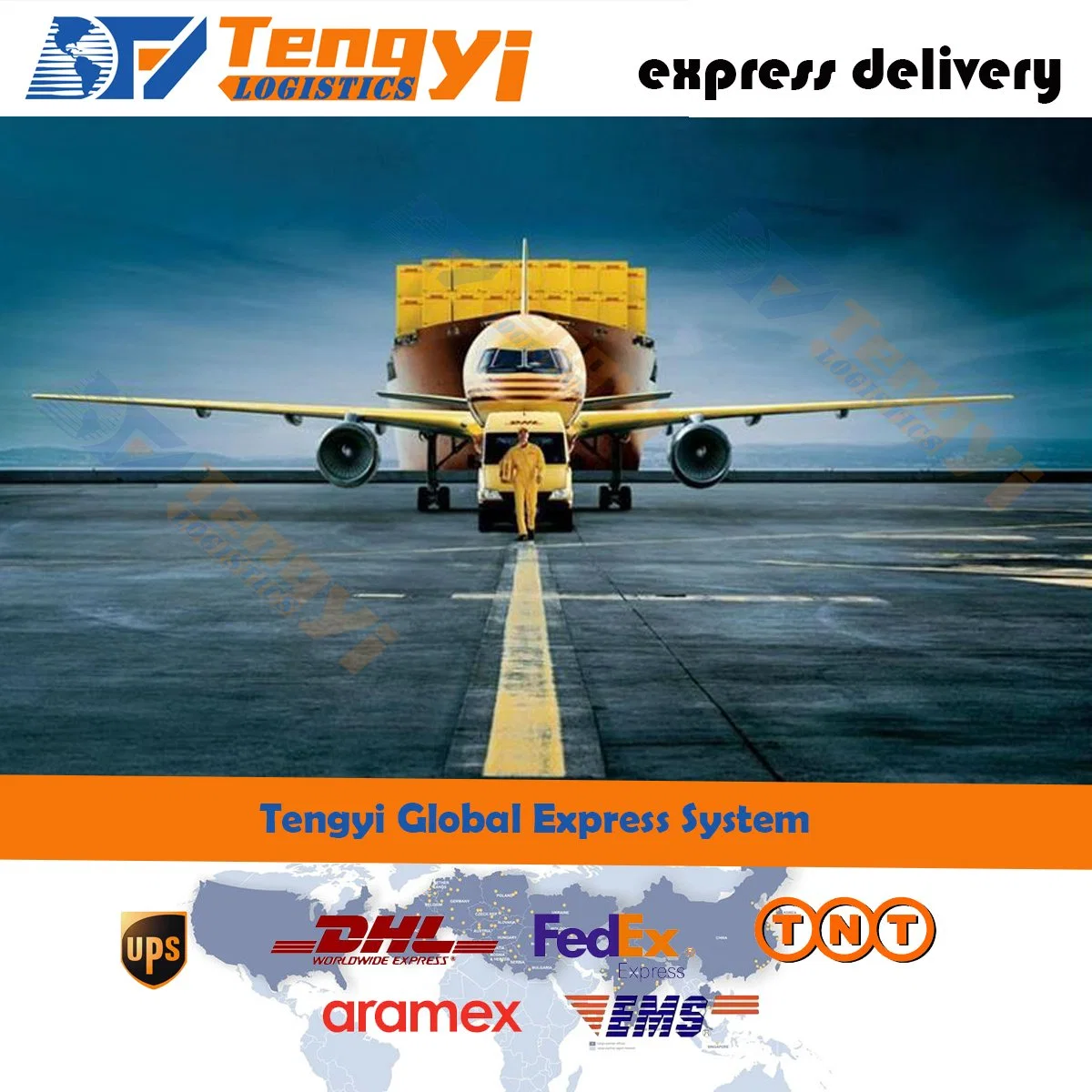 DHL/UPS/FedEx/TNT Transporte aéreo/Transporte expresso/Serviço porta-a-porta da China para Nova Zelândia/Nicarágua/Níger/Nigéria