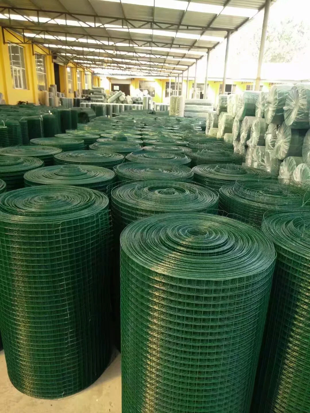 PVC Coated Color Green/Black Roll/Panel Chain Link Wire Mesh