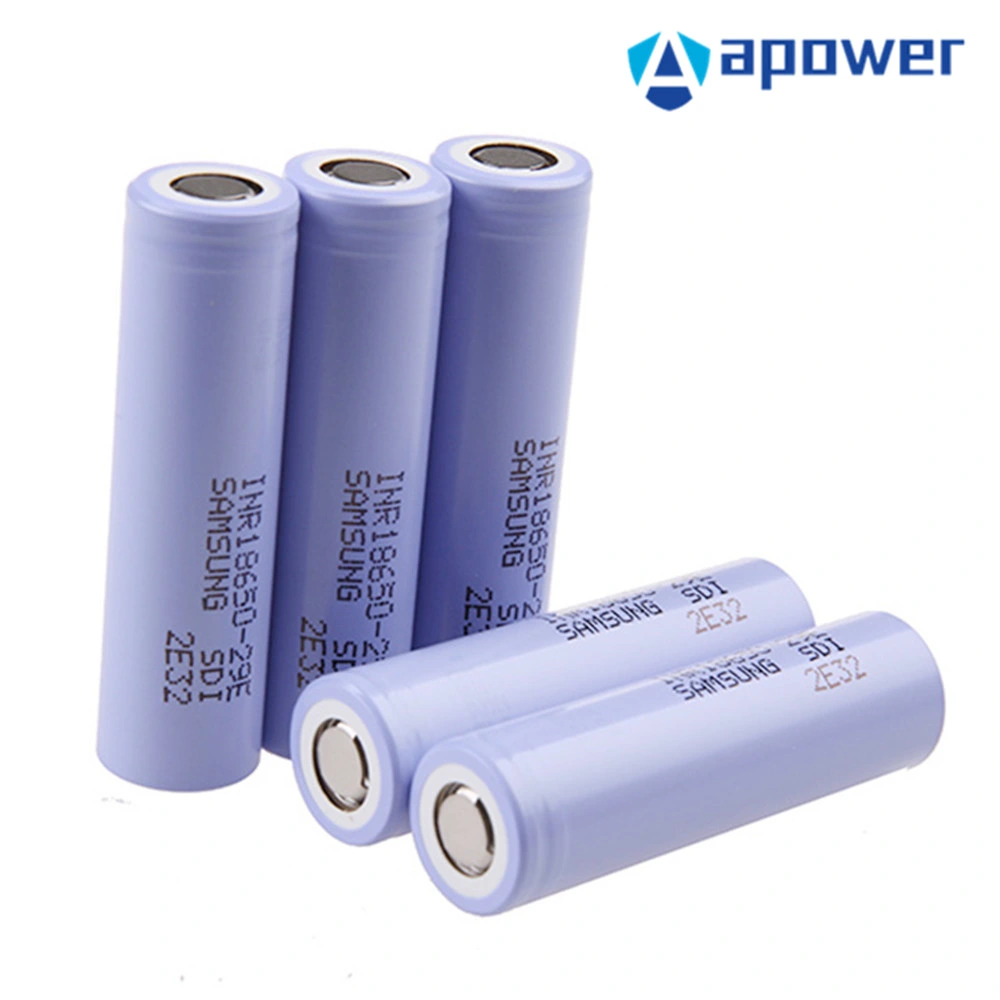 A Grade SDI Inr18650 Battery 2900mAh Inr 18650 29e for Samsung