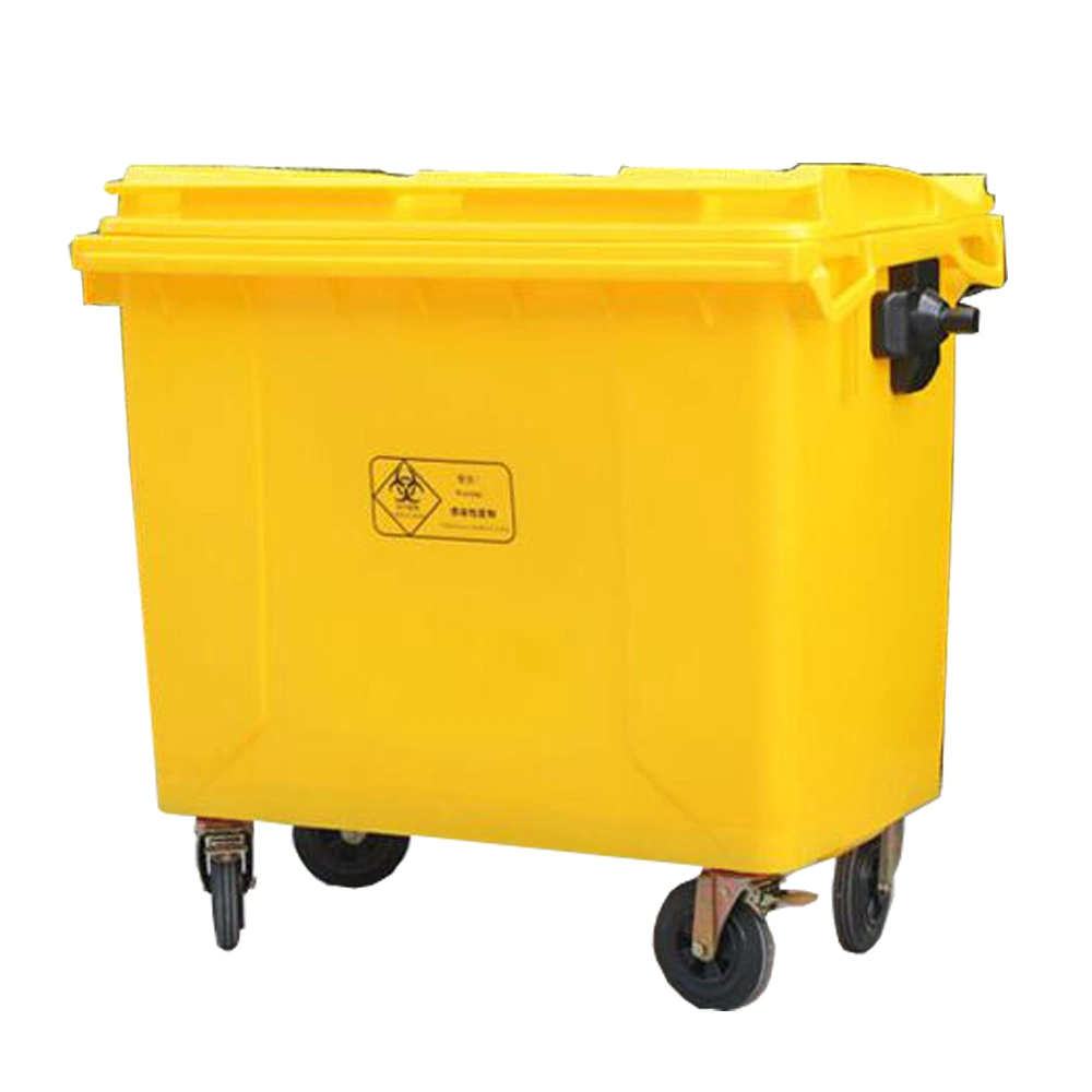 Kunststoff-Wheelie-Container 120L/240L/360L/660L/1100L Mobile Mülltonne aus Kunststoff, Mülltonne, Abfalltonne