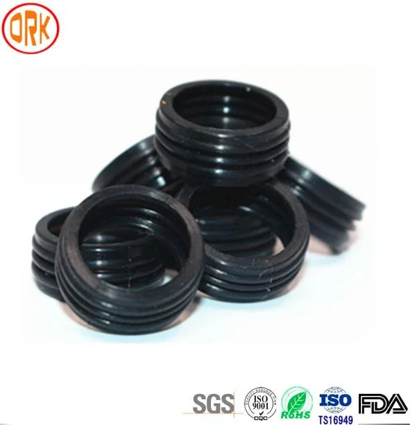 Different Silicone Good Compression Set Black Custom Rubber Seal