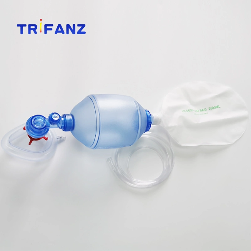 Medical Disposable Supplies Portable Manual Emergency PVC Resuscitator Ambu Bag