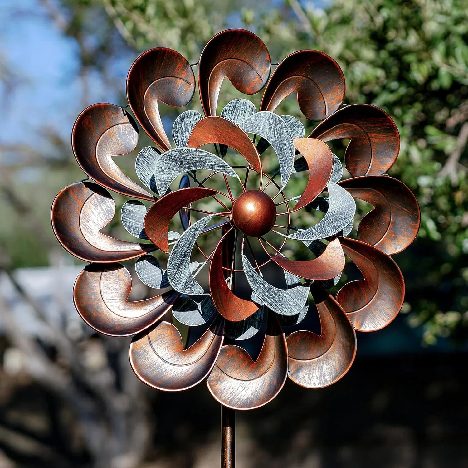 Wind Spinner, Kinetic Wind Spinner Outdoor Metal Large