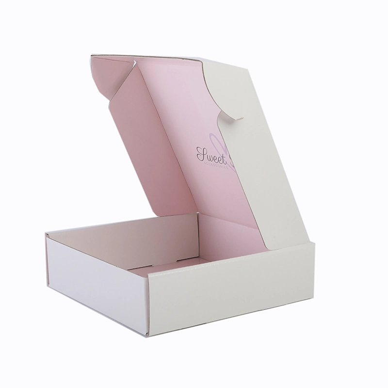 Custom Retail Colored Printing Tuck Top Corrugated Material Shipping Mailing Boxes Packaging