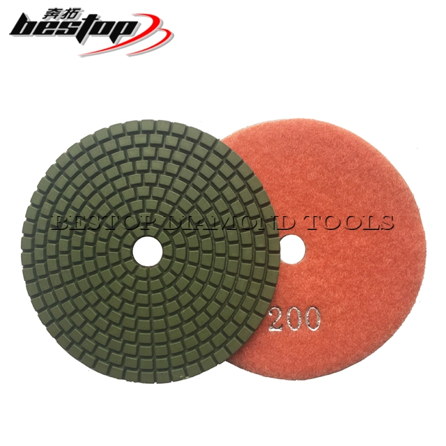 4" Stone Abrasive Tools for Granite Stone Polishing