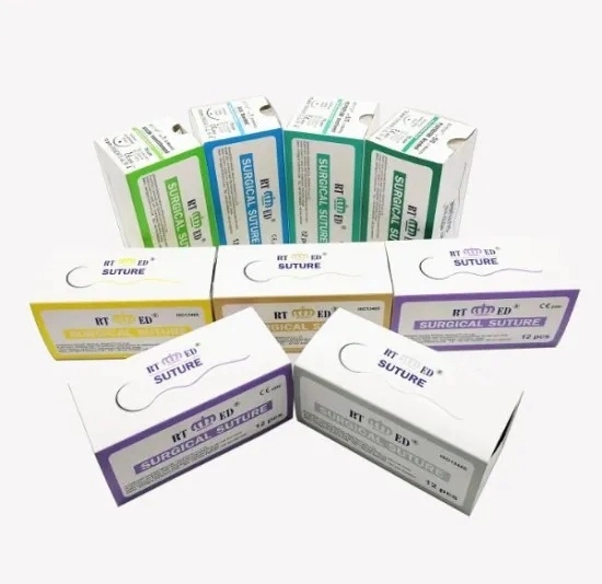 Medical Absorbable Chromic Catgut Surgical Sutures with Needle