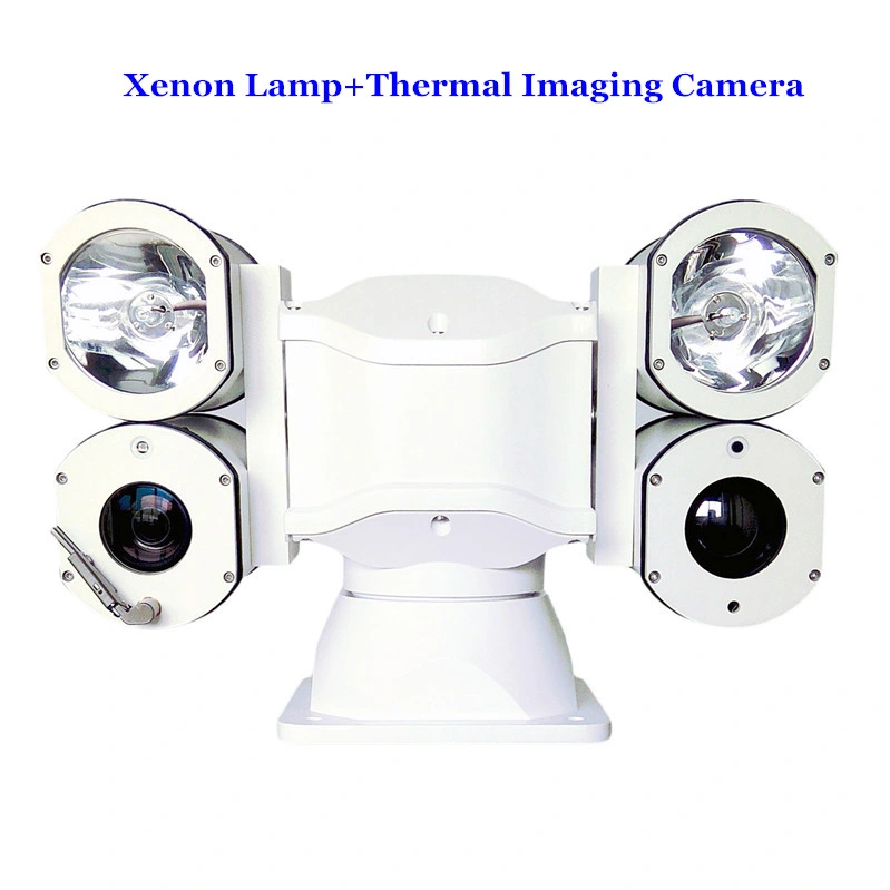 Doble multifunción de xenón y Thermal imaging HD cámara PTZ IP