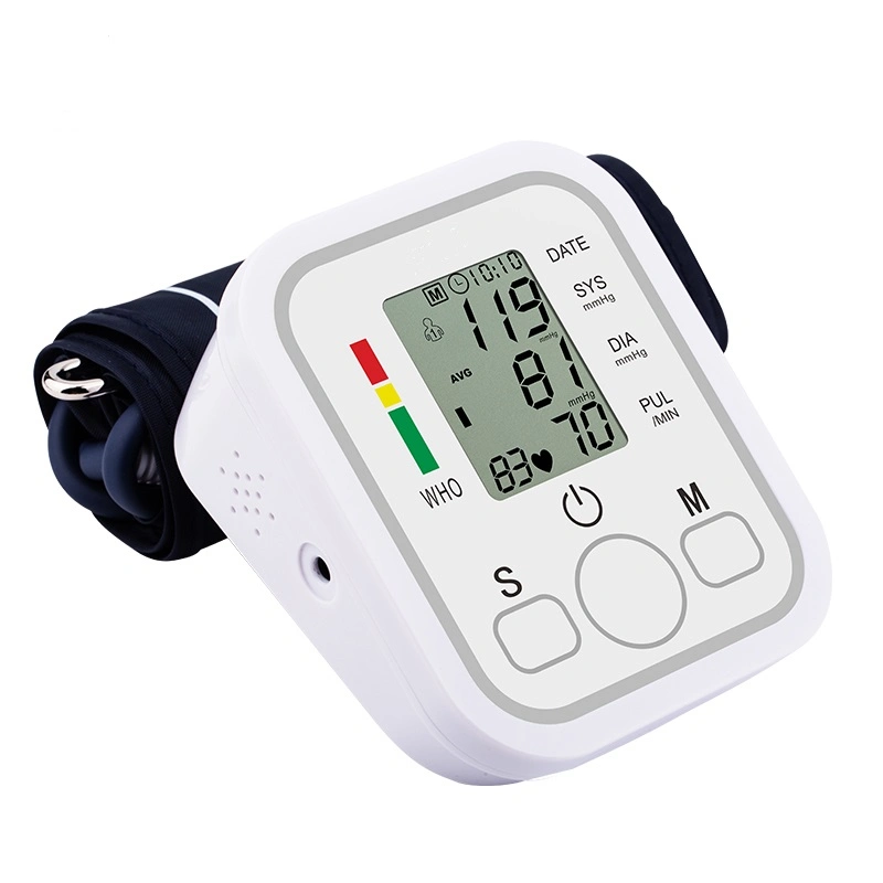 Electronic Sphygmomanometer Portable Arm Blood Pressure Pulse Monitor