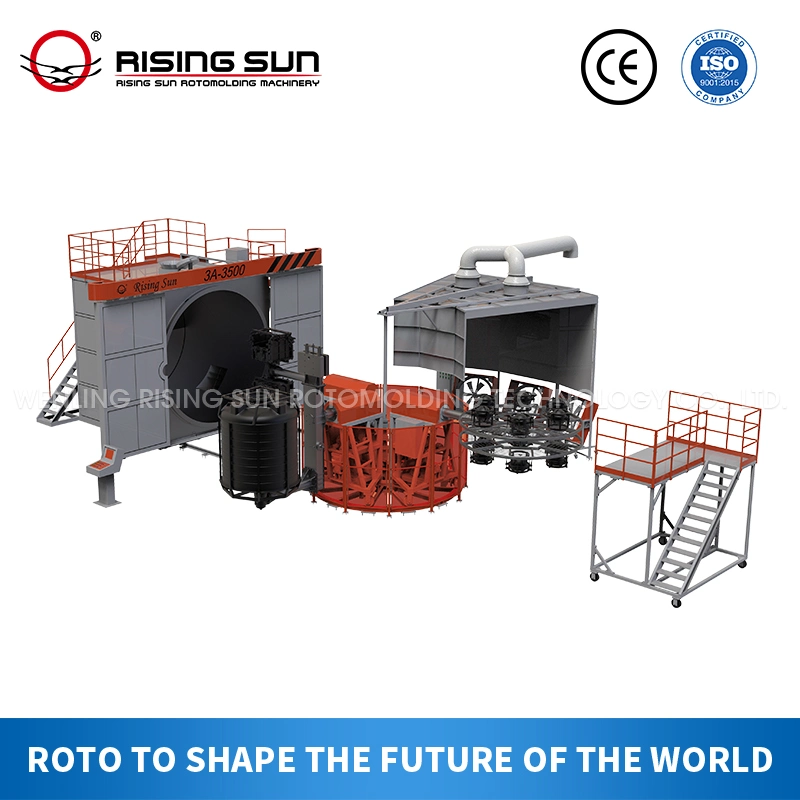 Rising Sun Water Tank Rotational Molding Machine