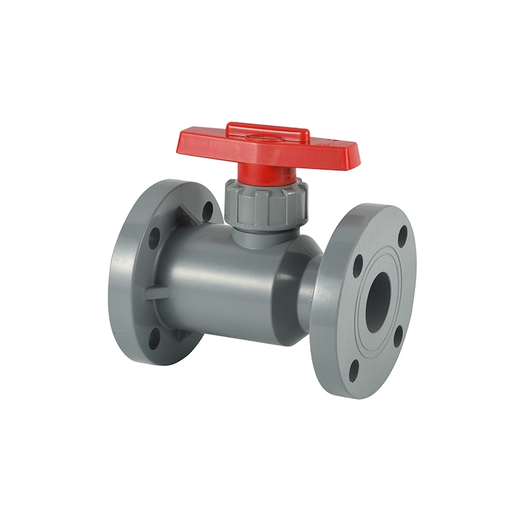 Top Quality Chemical Industry PVDF Flange Type Ball Valve