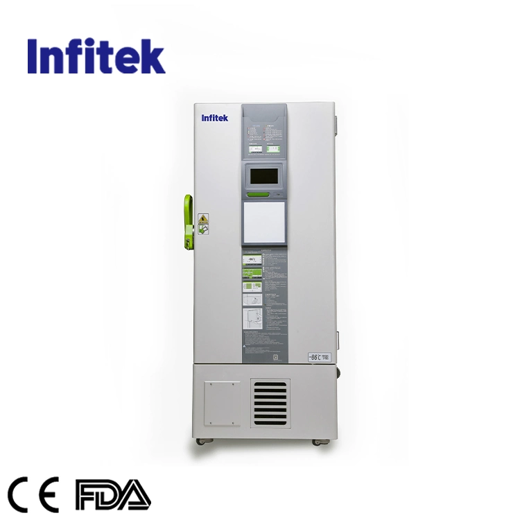 Infitek -86 grados de temperatura ultra bajo sistema de refrigeración Dual congelador congelador congelador vacuna médica Lab