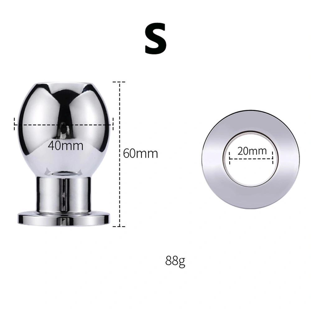 Hot Sale Hollow Anal Plug Set Silver