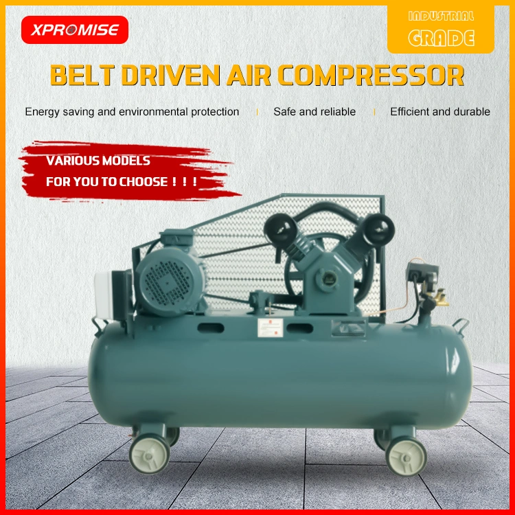 Oil Lubricated Belt Driven Air Compressor with High Precision