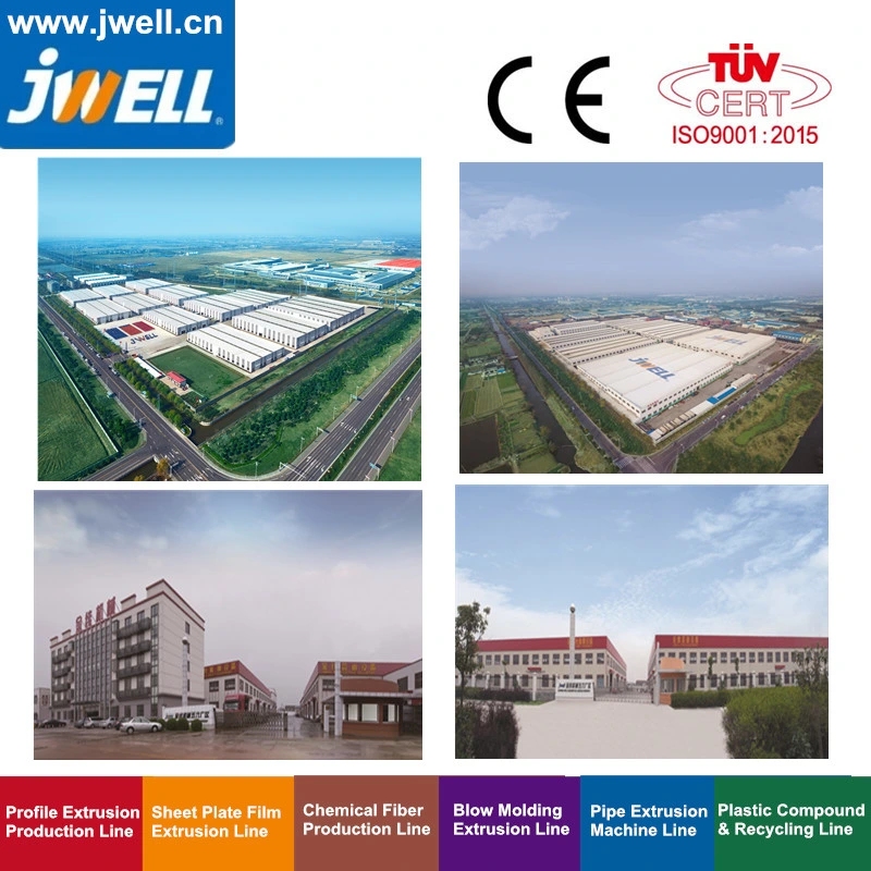 Jwell extrusora doble tornillo de alta eficiencia para el PVC CPVC Línea de producción de tubos de UPVC