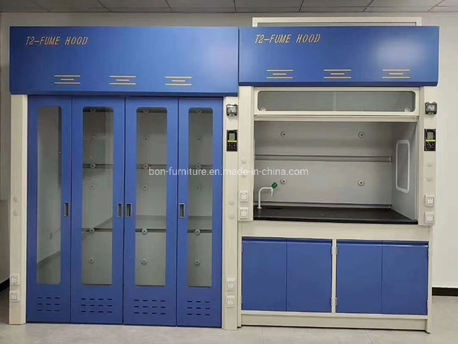 Triple Doors Floor Mounted Walk-in Fume Hood