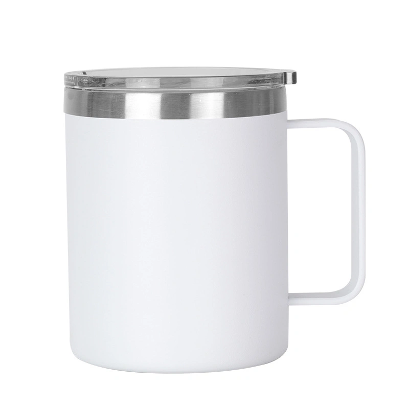 12oz 14oz taza de café de acero inoxidable al vacío de doble pared