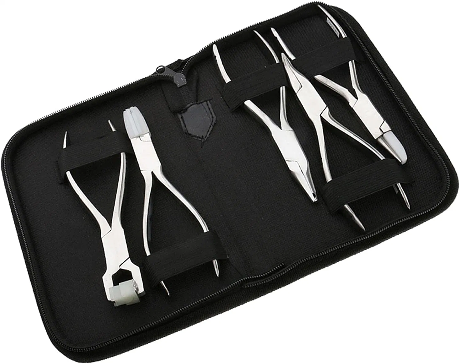 Jeu de pinces de réparation pour lunettes, outils de réglage pour monture de lunettes et coussinet de nez, pinces pour kit d'outils à main optiques