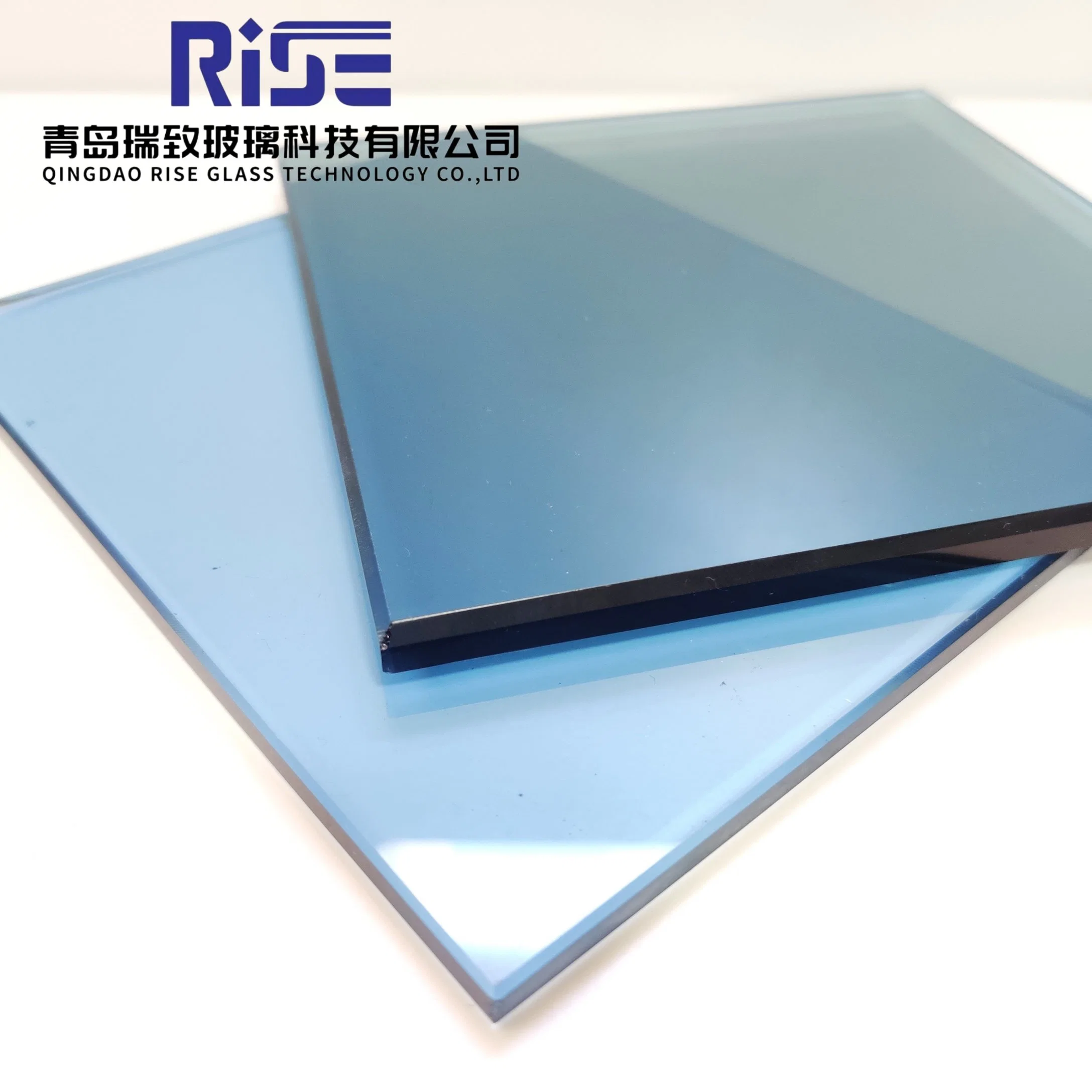 Flat Processing Tinted Glass with Colored in Dark Green/Dark Grey/Ford Blue/Bronze etc.