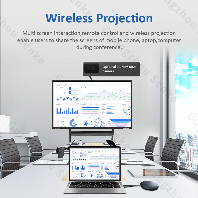 Back to School Supplies Office Supply 75 86 98 Inch Android/Windows Pen or Finger Touch All in One PC Iwb Interactive Whiteboard Touch Screen