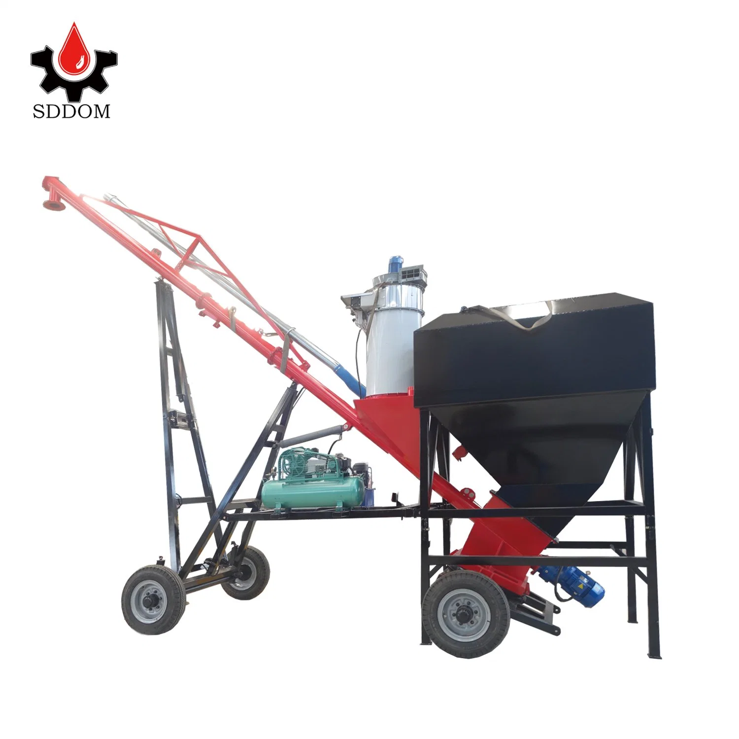 3cbm Small Mobile Cement Silo, Mini Cement Hopper Cement Truck Filling Machine