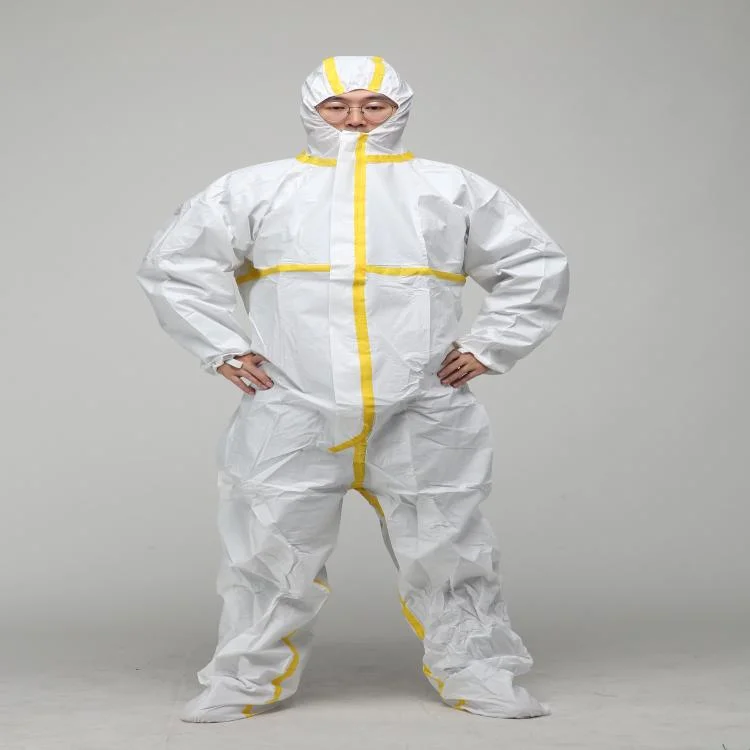 Customized Disposable Chemical Waterproof Sf Nonwoven Protective Clothes