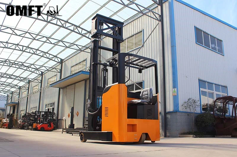 1.5-3 Ton 4 Wheel AC Motor Truck Li-ion Battery Reach Electric Forklift for Material Handing