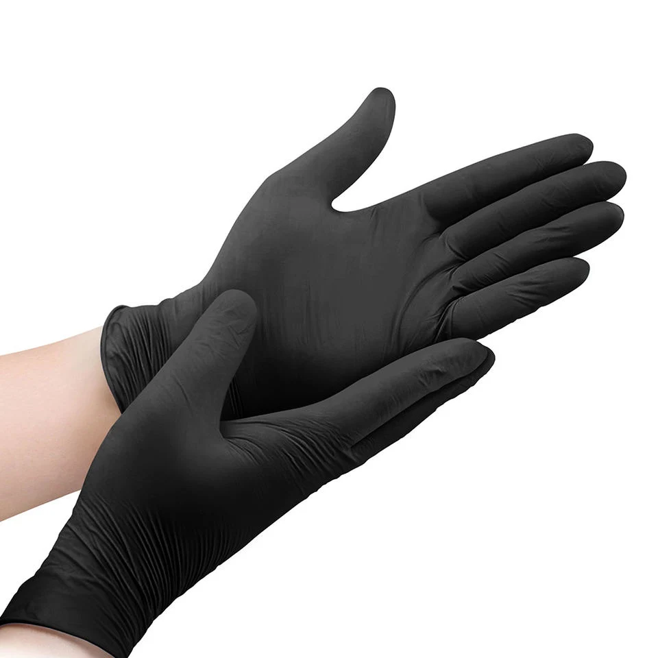 Guantes de nitrilo desechables guantes de vinilo Guantes de látex para el examen