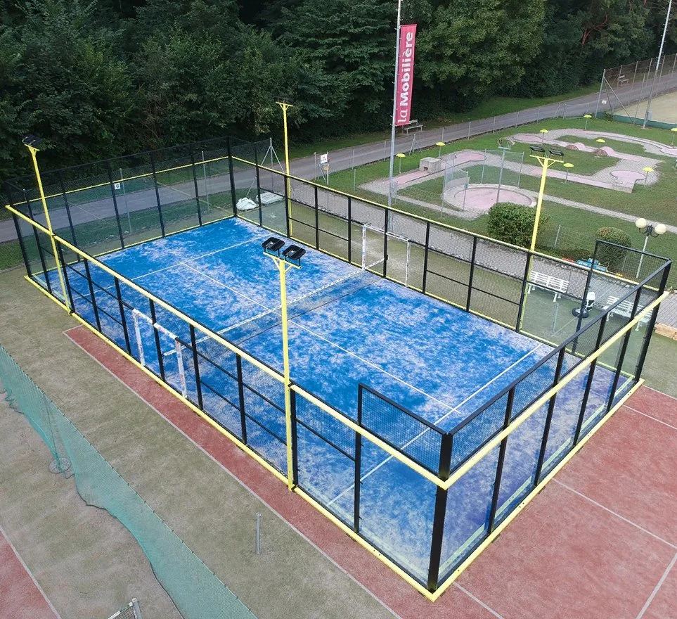 Large Indoor Outdoor Sport Court Custom Rectangular Padel Court Paddle Tennis Courts