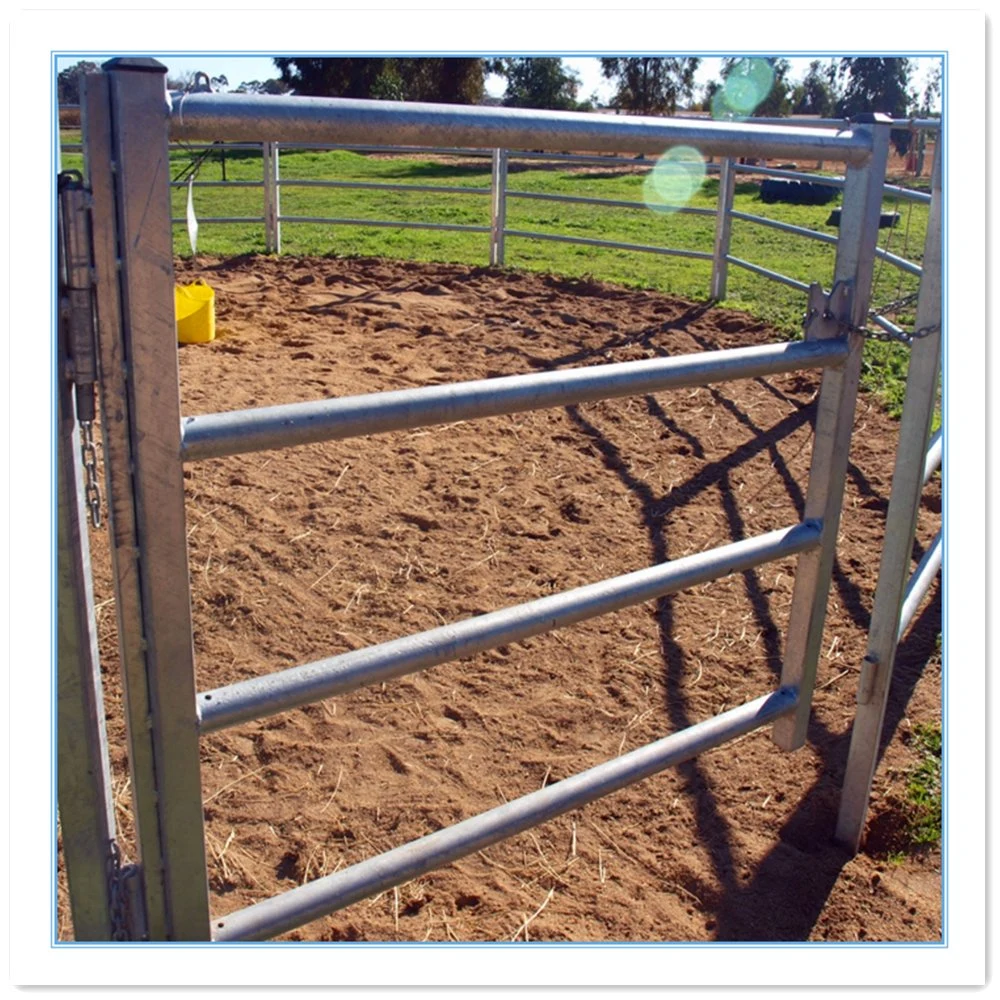 Custom Heavy Duty Cattle Wrought Iron Fence Farm Gate