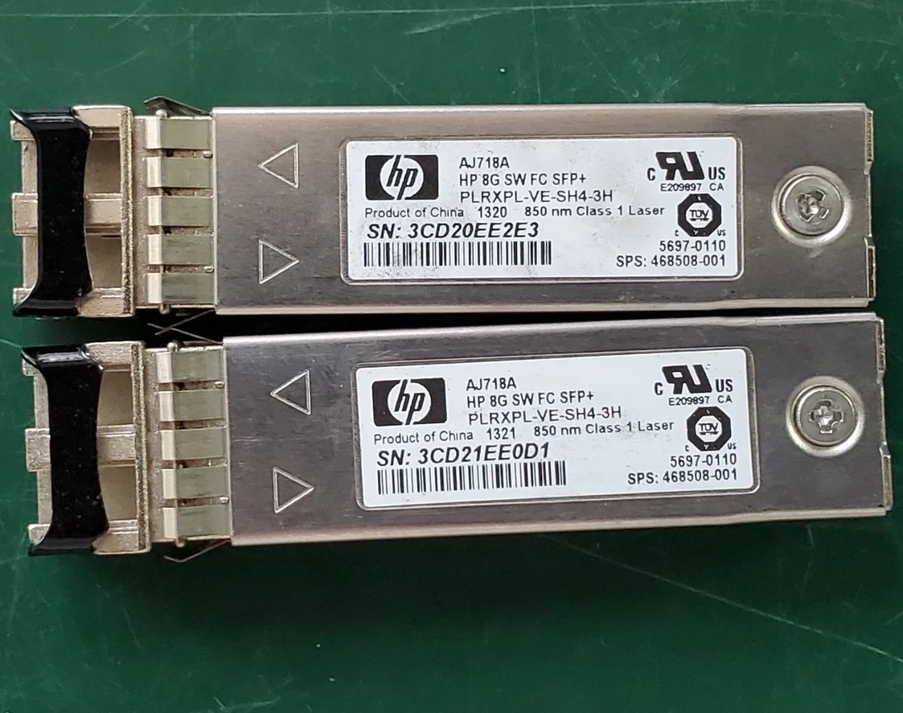 HP SFP 34060521 HP 8g 850nm Sw Fg SFP+ Plrxpl-Ve-Sh4-3h HP SFP Module Price