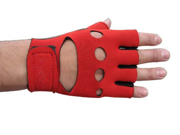 Dedo Cut-Half Deportes Guantes de neopreno de apoyo (SG-005).