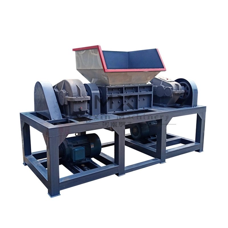 Kunststoff Recycling Shredding Papier Shredder Maschine / Twin Shaft Shredder Für das Recycling von Kunststofffolien