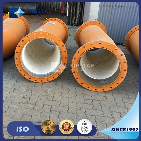 Ceramic Linings Alumina Ceramic Lined Pipe for Wear Protection