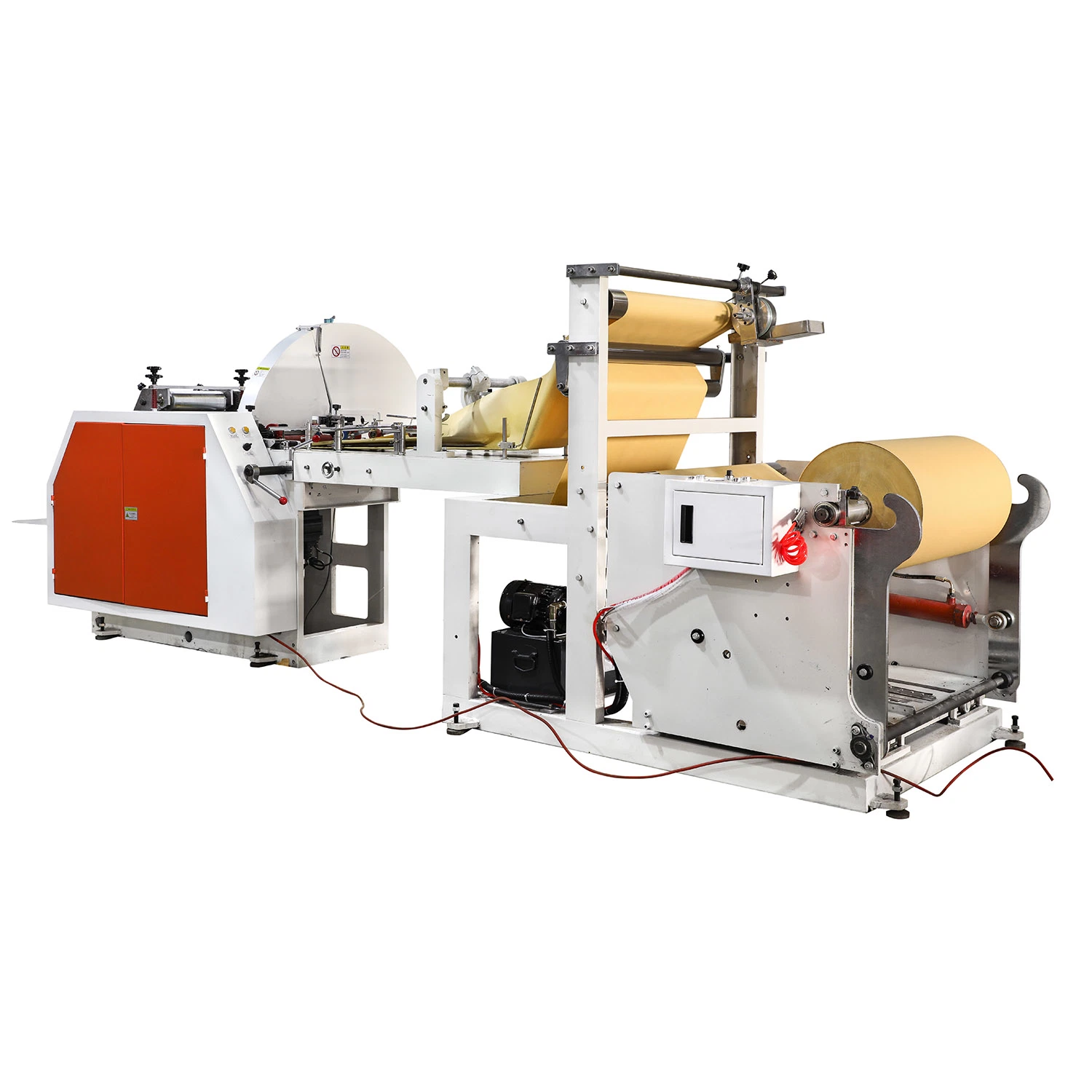 1450 Forming Xinke Packed in Wood Cartoon and Plastic Film Manufacturer Bread Paper Bag Making Machine
