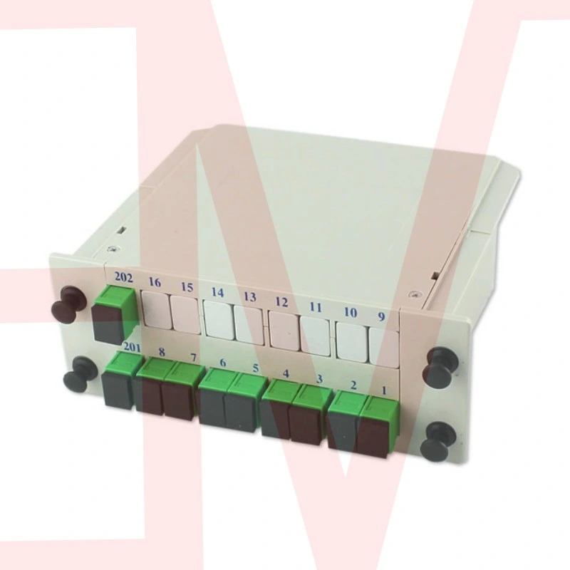 Custom FTTH 900um Loose Tube 2X8 2xn Blockless LC APC Optic Fiber PLC Splitter PLC Coupler