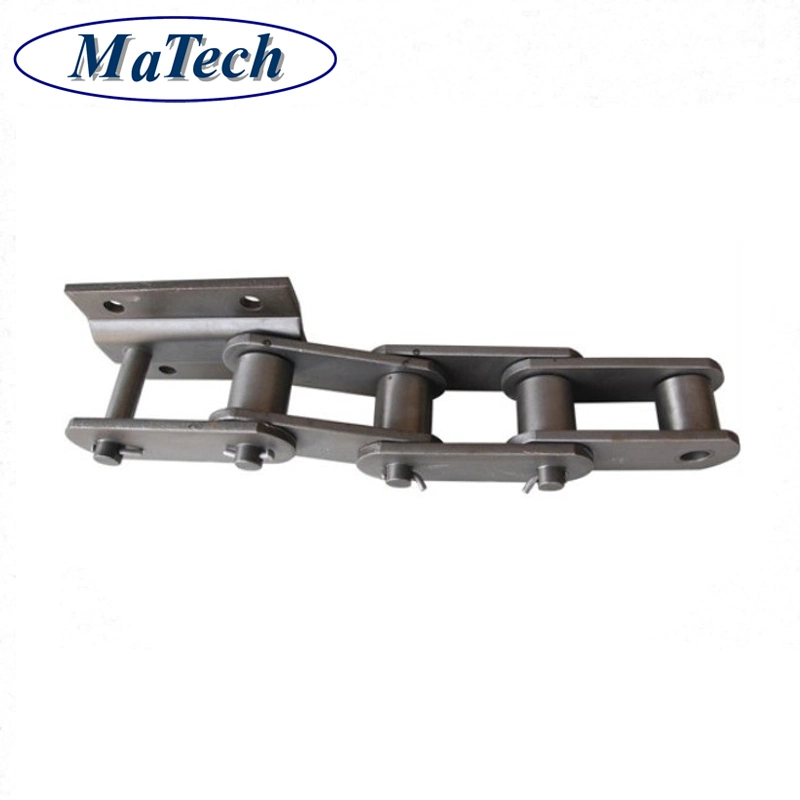 Foundry Drawing Custom Casting Steel Link Roller Conveyor Chain