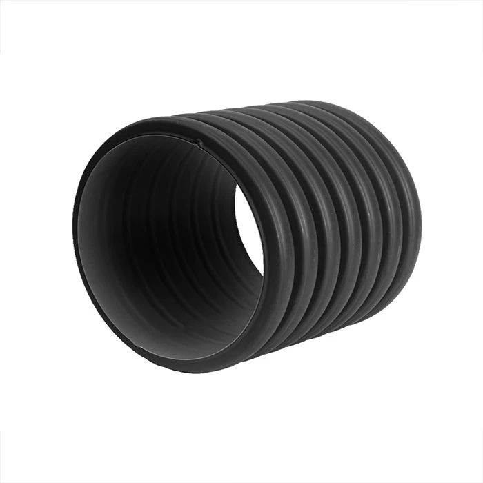 12 Inch Black HDPE Double Wall Corrugated Pipe High Protection Performance for Drain