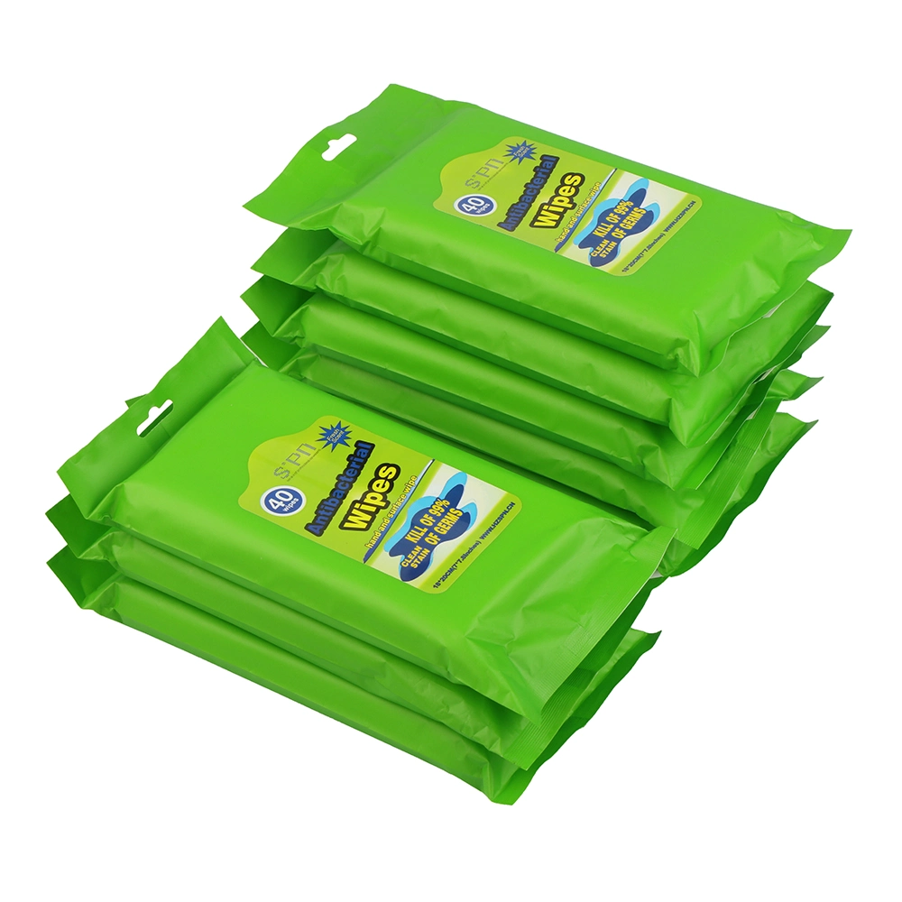 40PCS Car Care Disinfection Wet Wipe Leather/Glass/Interior Disinfect Wet Soft Wipes Car Interior Cleaning Wet Wipes Dashboard Wipe Auto Cleaning Wet Wipe