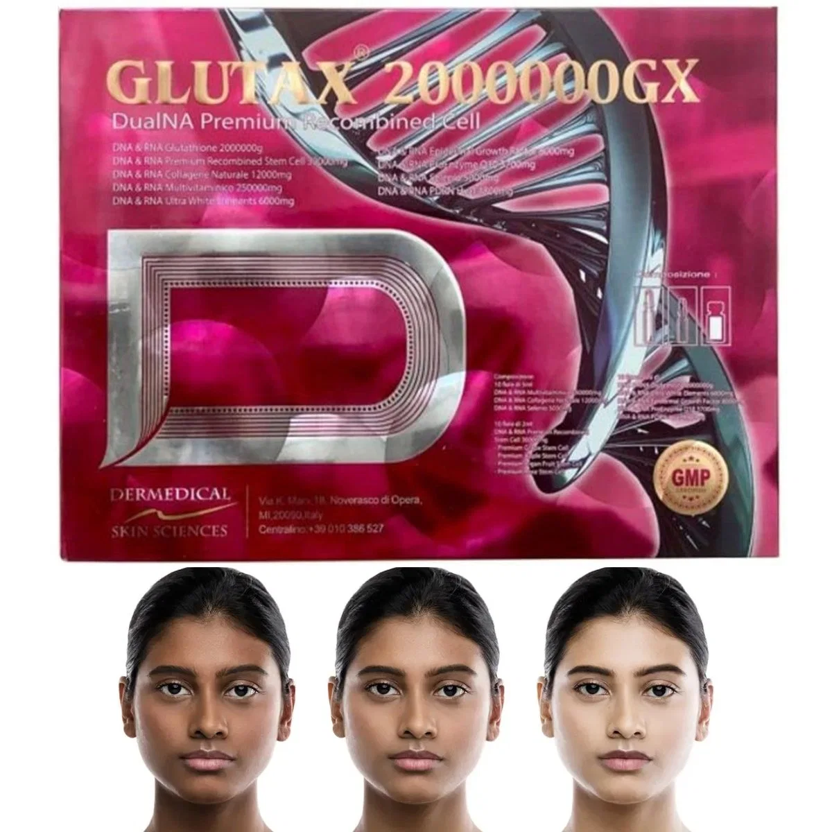 2023 Hot Sale Fast Skin Whitening Injection Glutax Injection Replacing Glutax 2000GS and Glutax 20000gr Glutathione Glutax 2000000gx Lightening DNA