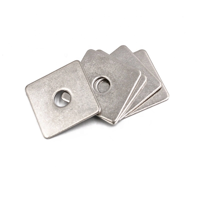 Galvanized Steel Stainless Steel Square Washer Plate for Utility Power Line Accssories