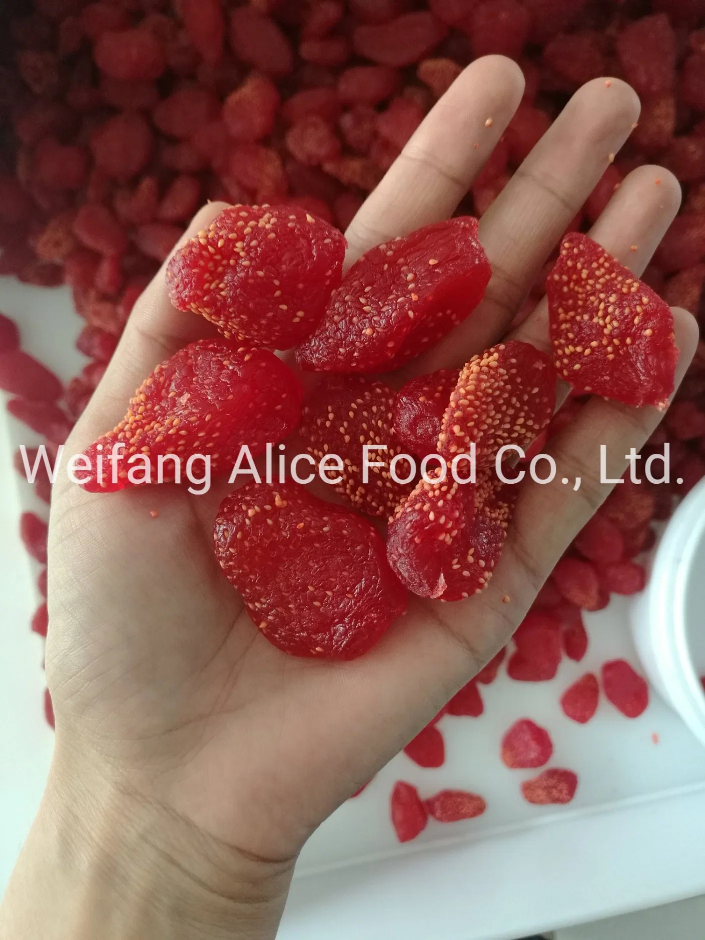 Wholesale/Supplier Sweet Dried Strawberry Dehydrated Whole Strawberry Fruit Preserved Strawberry