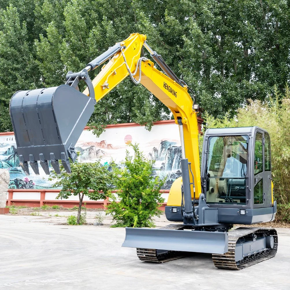 Pelle hydraulique à chenilles 37,7 kw à haut rendement avec godet de 0,21 m3 Capacité