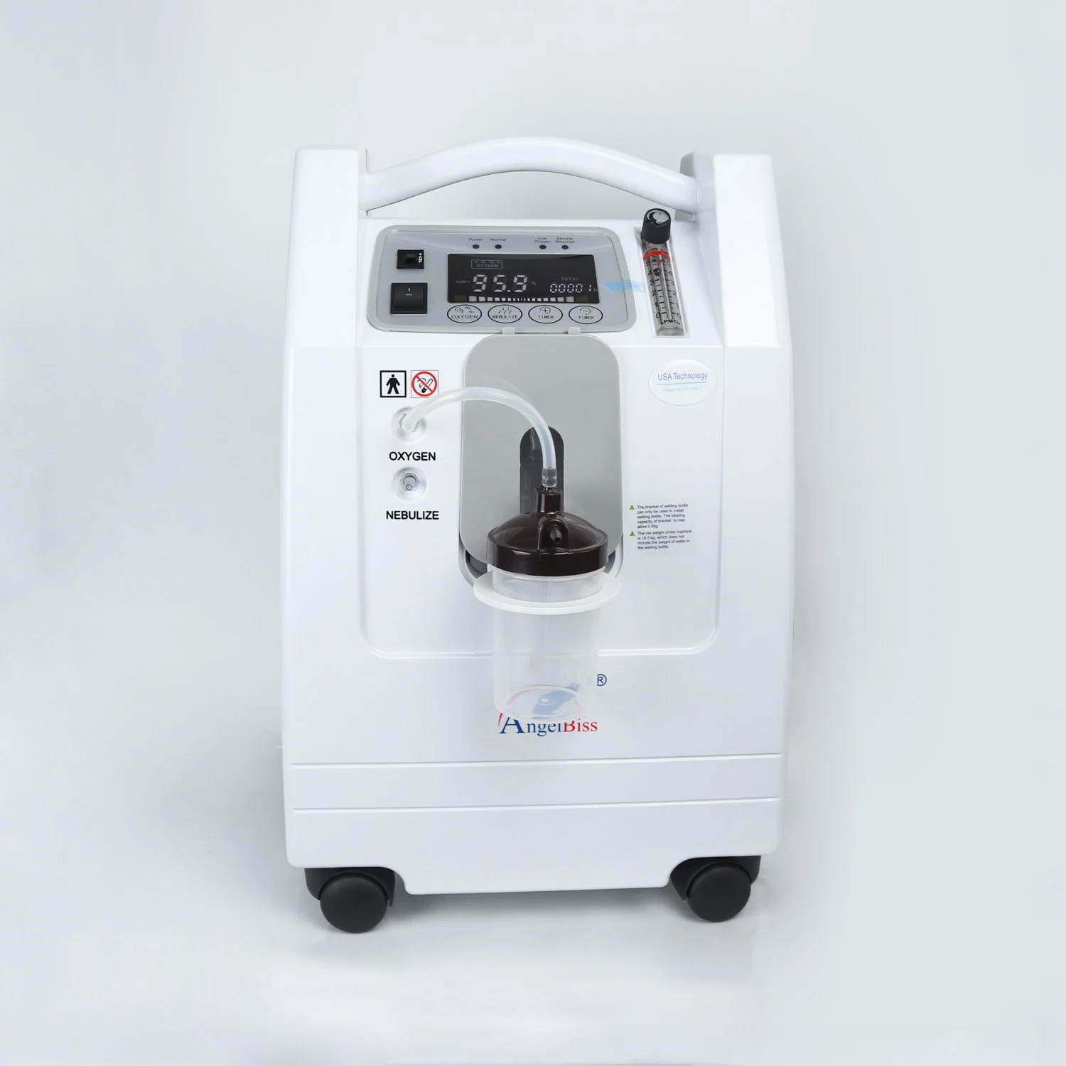 5 Liter Medical Oxygen Concentrator with 5-Way Divider