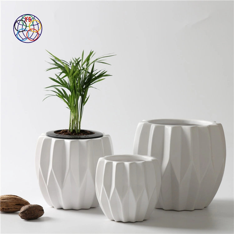 Casamento branco fosco decorando vasos de plantas para Plantadeiras interior jardim