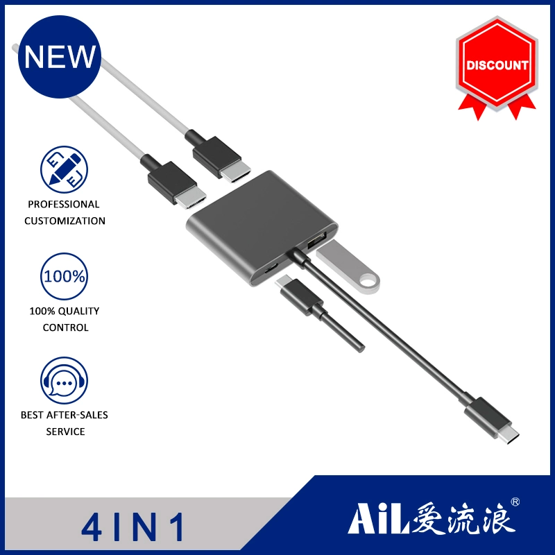 USB-C Expander HDMI+USB3.0 Multi Function Adapter Type-C Adapter