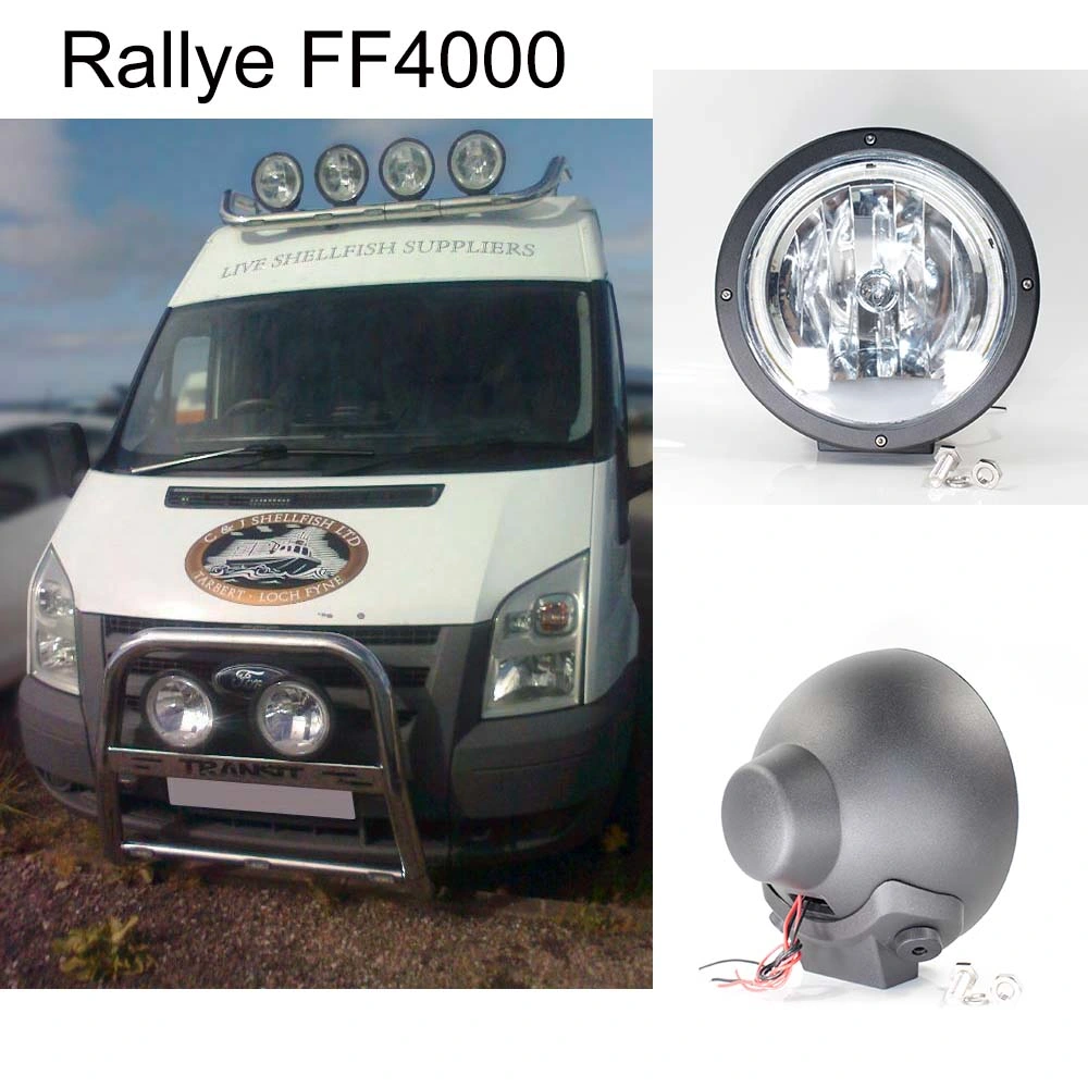 H1 LED Combo Spot Position Lights Halogen Bulb + LED Ring Lamps Angel Eyes Lorry Tipper