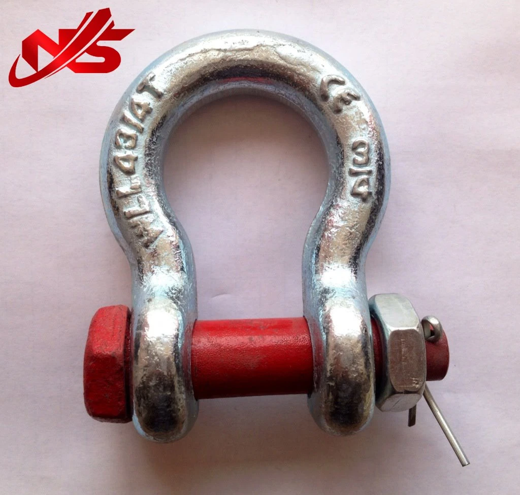 Us Type Drop Forged G-2130 Safety Bolt Bow Shackle