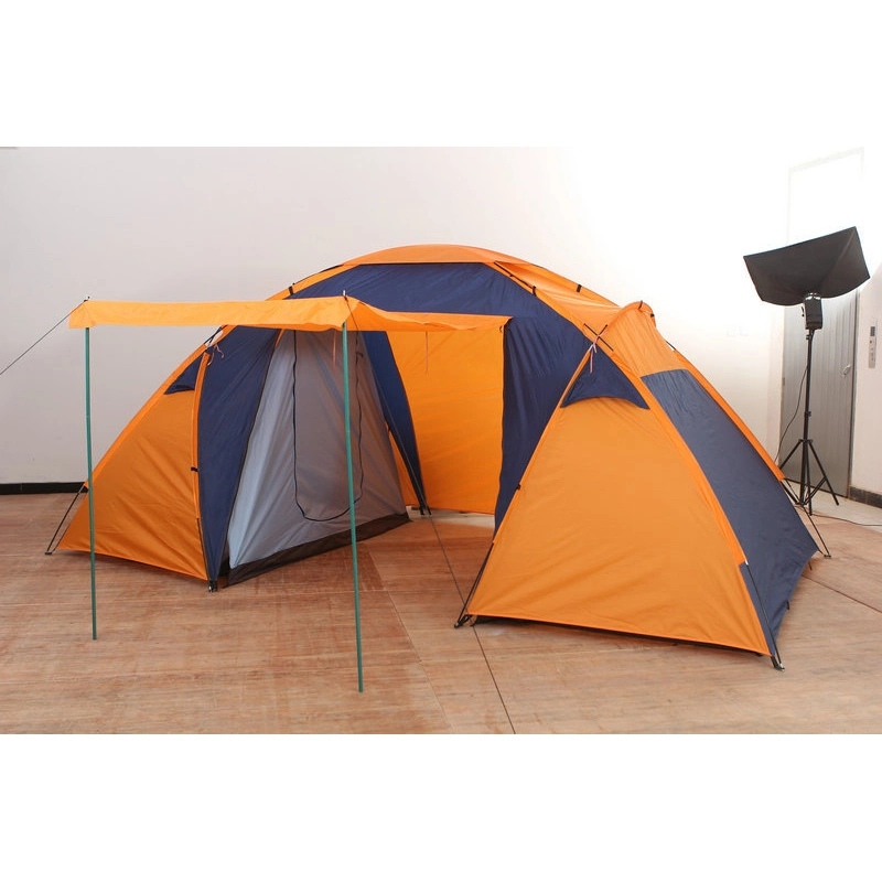 Customized Large Family Two Bedroom Rainproof Double Skin Can Accommodate 5-8 People Tent